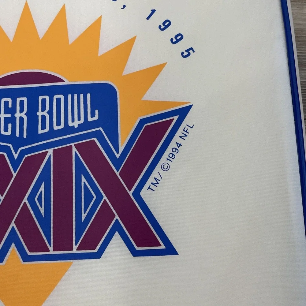 1995 Super Bowl 29 Seat Cushion Miami‎ Florida 49ers VS Chargers